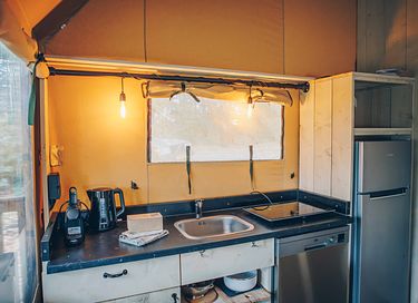 Luxe glamping tent voor 7 personen - 10