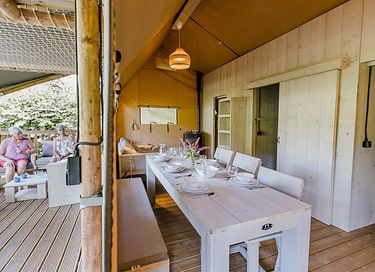 Luxe glamping tent voor 8 personen in België - 4