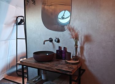 Glampingdome med privat hottub - 14