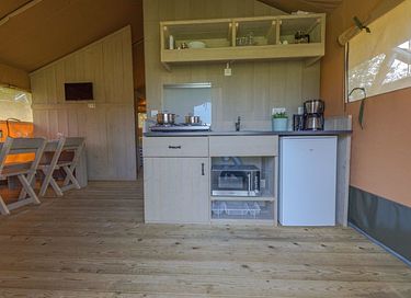 Safaritent (6p) met badkamer en keuken - 10