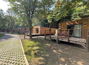 Houten 4-persoons lodge in de Ardennen - 2