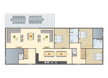 Holiday home for 22 people in Zeeland - 14