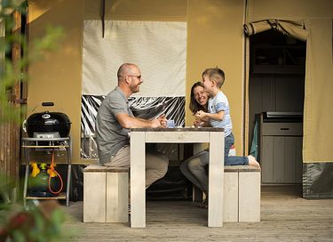 Luxe glampingtent op een familiecamping - 4