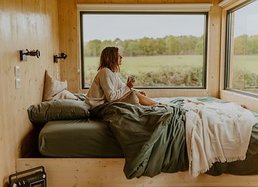 Romantisch Tiny house midden in de natuur - 5