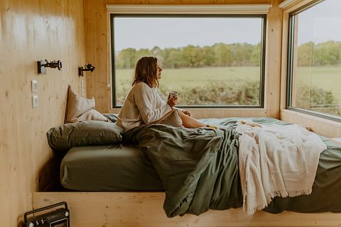 Romantisch Tiny house midden in de natuur - 5