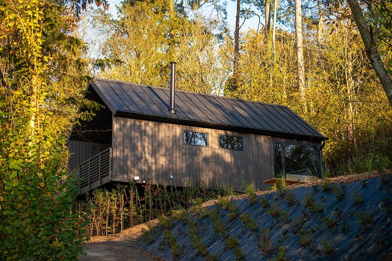 Forest cabin with sauna on a hill in Durbuy - 1
