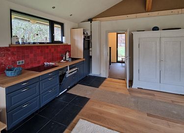Houten natuurhuis met open haard in Duitsland - 10