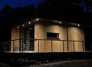 Boslodge met privé sauna  - 13