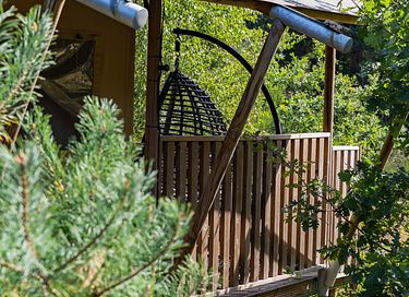 Safari tent with private hottub in the forest - 6