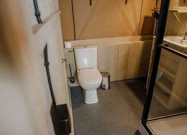 Grote safaritent (8p) met keuken en sanitair - 22