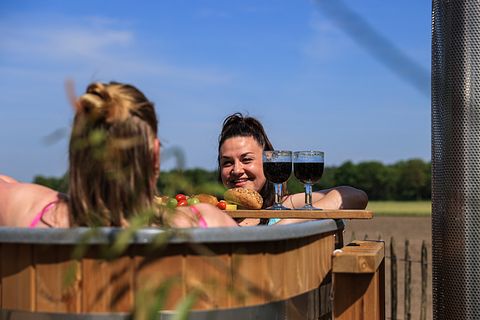 Tente de glamping de luxe (2p) avec bain à remous - 4
