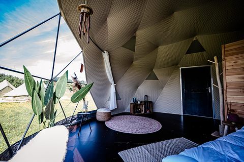 Panorama tent op uniek eiland in Zuid-Holland - 4