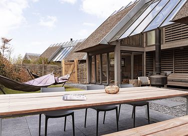 Luxuriöses Ferienhaus mit Sauna und Außenküche