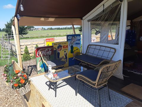 Safaritent XXL compleet in sixties stijl  - 4