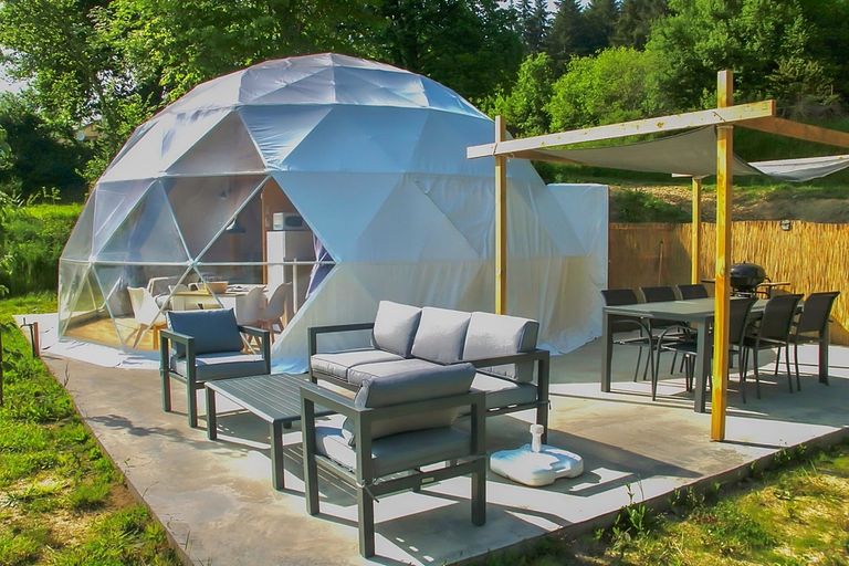 Luxuriöse Glamping-Kuppel in den französischen Hügeln - 1