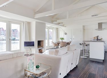 Luxe Watervilla in de oude Haven van Hoorn - 13