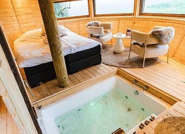 Unieke accommodatie met jacuzzi in de vloer