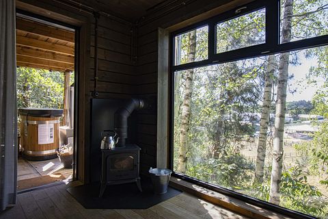 Unieke boshut met privé hottub - 5