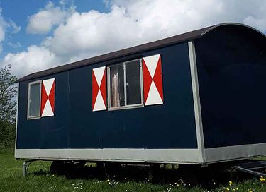 Pipowagen op het Friese platteland - 2
