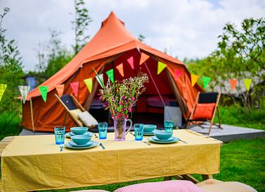 Stoere glampingtent - 2 tot 4 personen - 5