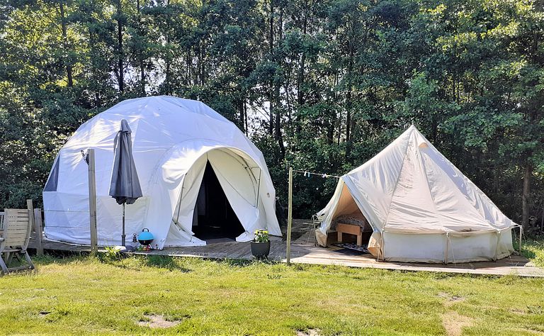 5 persoons Geodome tent lastminute aktie! - 1