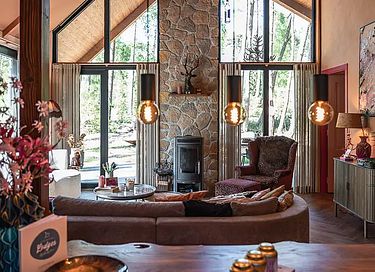 Lodge de luxe en pleine forêt avec spa privé - 5
