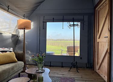 Tente de glamping de luxe (2p) avec bain à remous - 2