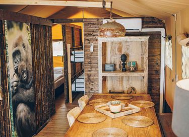 Tente safari de luxe en camping polyvalent - 10