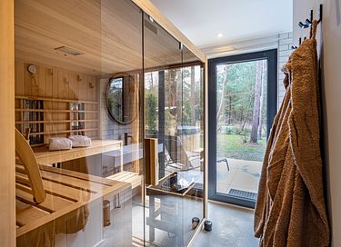 Design-Bungalow mit luxuriösem privatem Sauna - 3