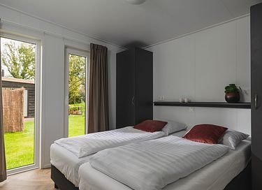 Luxe 4-persoons lodge met privé hottub - 7