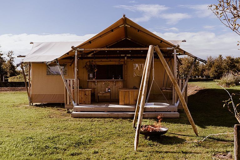 Luxuriöses Safarizelt (5 Personen) mit Klimaanlage - 1