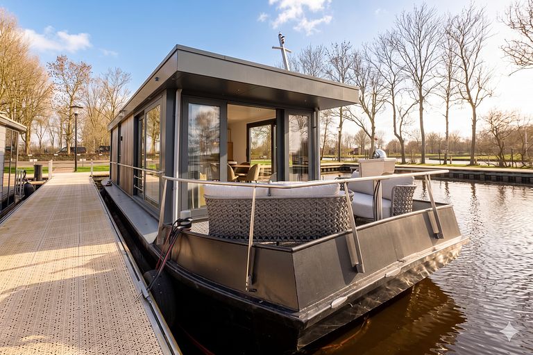 Houseboat op het Sneekermeer - 1