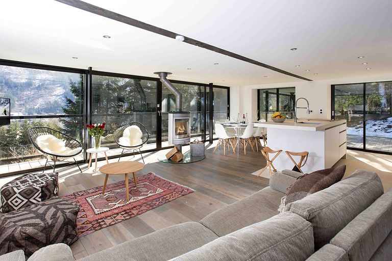 Chalet met jacuzzi en panoramisch uitzicht  - 1