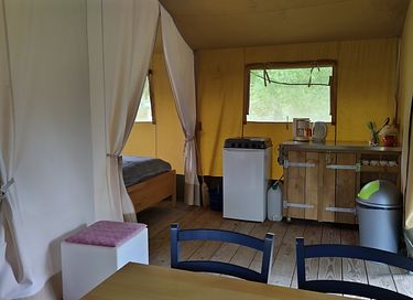 Slapen in een luxe safaritent in Drenthe - 6