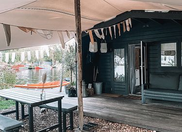 Uniek privé-eiland met tiny house & salonboot - 45