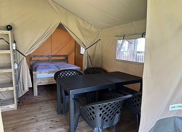 6-person glamping tent in the forest in Belgium - 7