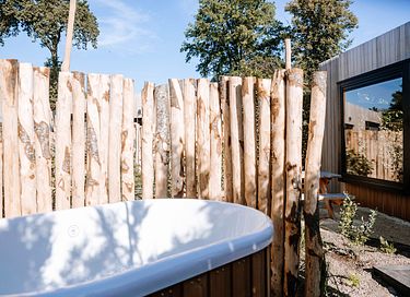 Romantische cabin met wellness - 7