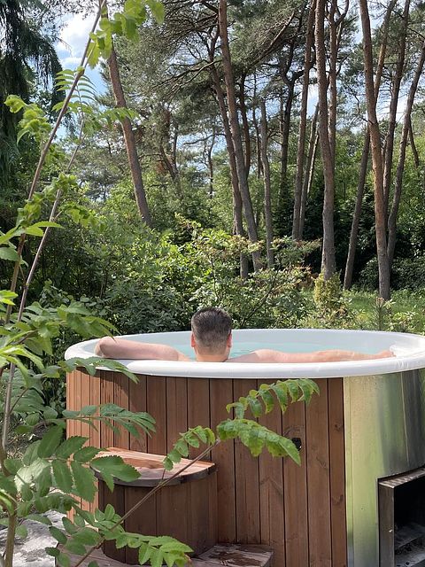Boslodge 5 personen met privé hottub - 2