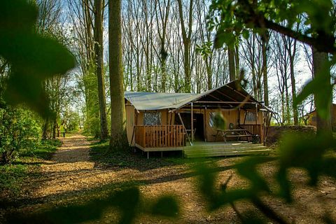 Ingerichte safaritent met privé hottub - 2