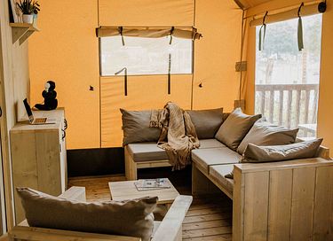 Grote safaritent (8p) met keuken en sanitair - 4