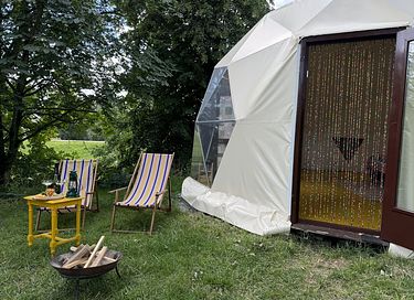 Overnatning under stjernerne: Kuppel og pipovogn - 10