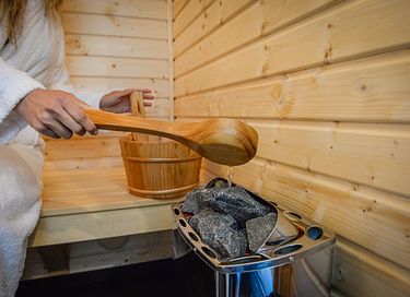 Pavillon de bien-être - jacuzzi, sauna et douche solaire - 13