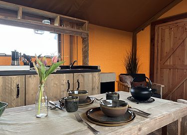 Glamping tent (2p) with hot tub - 3