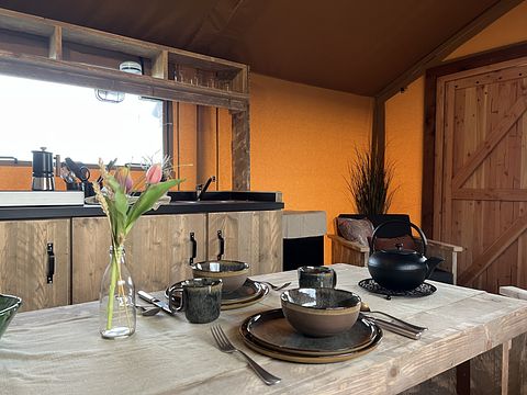 Glamping tent (2p) with hot tub - 3