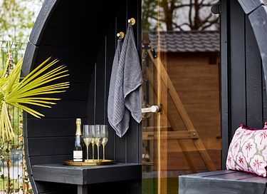 Chalet met sauna op bosrijk park - 15