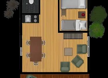 Luxuriöses Familien-Glamping-Zelt 5 Personen - 12