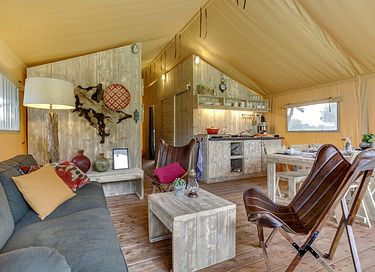 Nice glamping tent for 6 persons - 4