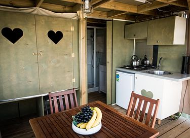 Tente Glamping avec plancher pour 4 personnes - 3
