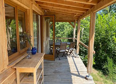 houten lodge met uitzicht op de Pyreneeën - 31