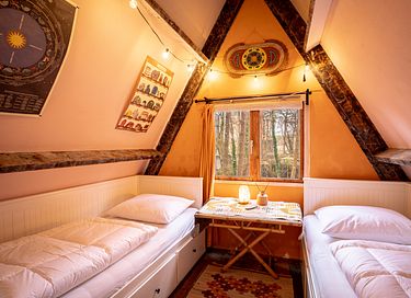 Knus A-frame huisje in de Belgische bossen - 15